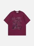 DAXUEN Oversized short-sleeved graphic t-shirt
