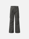DAXUEN charcoal grey cargo pants with multiple pockets