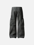 DAXUEN dark charcoal grey relaxed-fit cargo pants