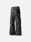 DAXUEN dark charcoal grey relaxed-fit cargo pants