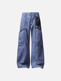 DAXUEN dark charcoal grey relaxed-fit cargo pants