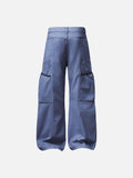 DAXUEN dark charcoal grey relaxed-fit cargo pants