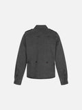 Black Utility Buttoned Shirt