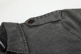 Black Utility Buttoned Shirt