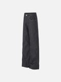 DAXUEN Charcoal wide-leg denim jeans