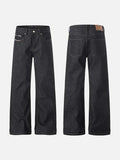 DAXUEN Charcoal wide-leg denim jeans