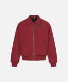 DAXUEN Relaxed fit bomber jacket in black and burgundy