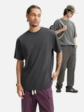 DAXUEN solid color oversized crew neck t-shirt