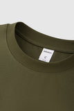 DAXUEN solid color oversized crew neck t-shirt