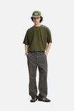 DAXUEN solid color oversized crew neck t-shirt