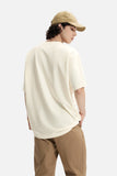 DAXUEN solid color oversized crew neck t-shirt