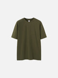 Solid Color Oversized Crew Neck T-Shirt