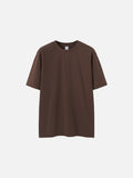 Solid Color Oversized Crew Neck T-Shirt