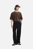 DAXUEN solid color oversized crew neck t-shirt