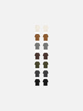 DAXUEN solid color oversized crew neck t-shirt