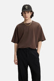 DAXUEN solid color oversized crew neck t-shirt