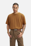 DAXUEN solid color oversized crew neck t-shirt