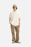 DAXUEN solid color oversized crew neck t-shirt