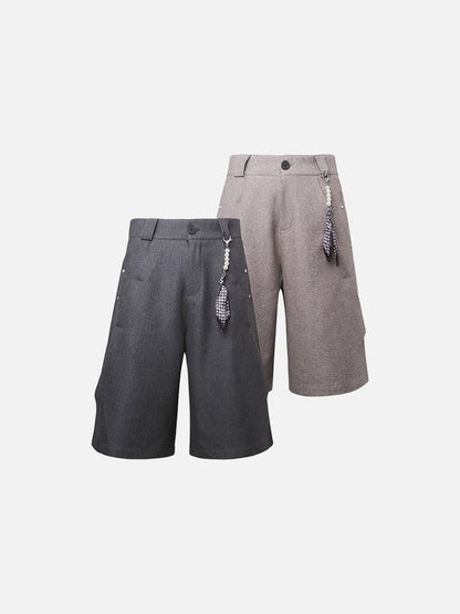 DAXUEN Wide-leg culottes for women in grey and taupe