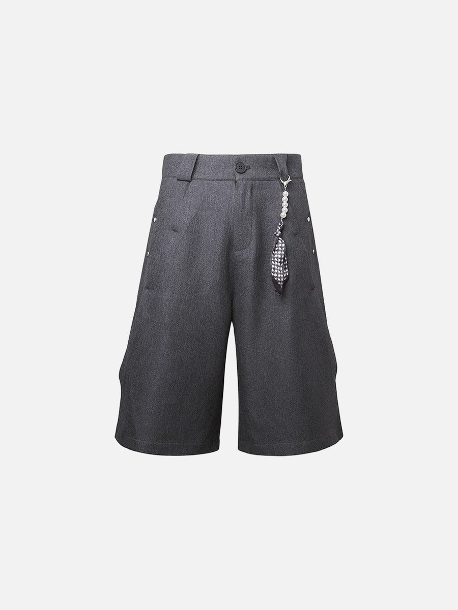 DAXUEN Wide-leg culottes for women in grey and taupe