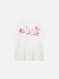 DAXUEN Chill oversized t-shirt with anime character graphic