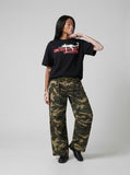DAXUEN Chill Cat Graphic T-Shirt — model photo