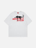 DAXUEN Chill Cat Graphic T-Shirt