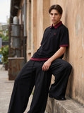 DAXUEN Collection of short-sleeved polo shirts — model photo