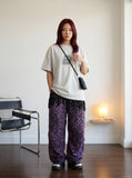 DAXUEN Set of two oversized graphic t-shirts — model photo