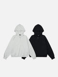 DAXUEN Relaxed-fit hooded half-zip sweatshirt