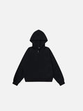 DAXUEN Relaxed-fit hooded half-zip sweatshirt