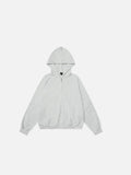 DAXUEN Relaxed-fit hooded half-zip sweatshirt