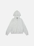 DAXUEN Relaxed-fit hooded half-zip sweatshirt