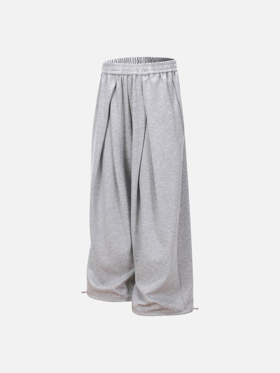 DAXUEN Relaxed-fit wide-leg sweatpants in heather grey