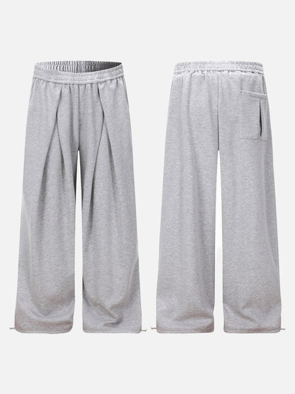 DAXUEN Relaxed-fit wide-leg sweatpants in heather grey