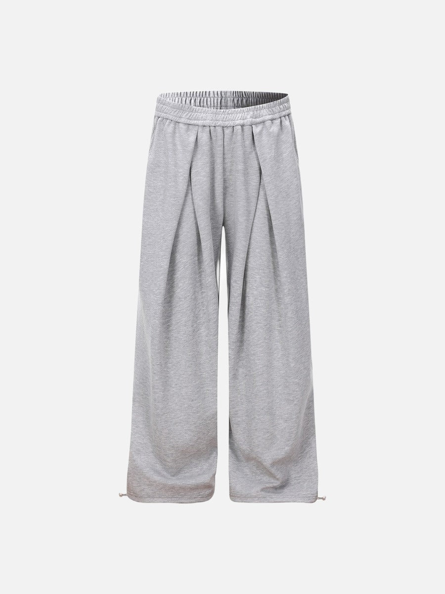 DAXUEN Relaxed-fit wide-leg sweatpants in heather grey