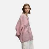 DAXUEN Oversized hoodie in light tan and dark muted green