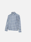 DAXUEN Long-sleeved plaid button-up shirt