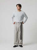 DAXUEN Casual long-sleeve striped t-shirt — model photo
