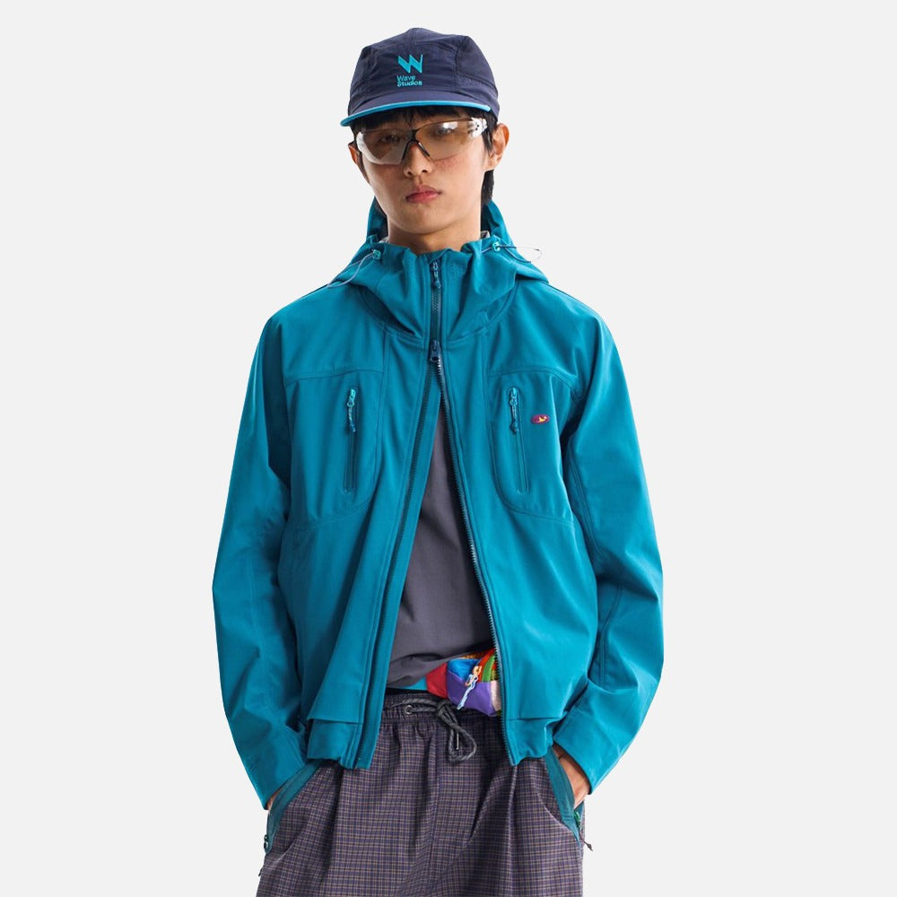 DAXUEN Oversized hooded technical jacket