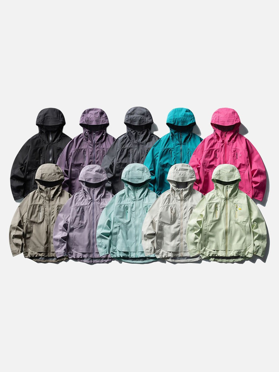 DAXUEN Oversized hooded technical jacket