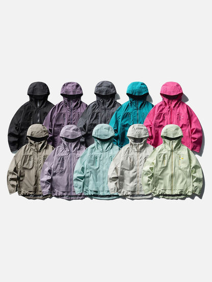DAXUEN Oversized hooded technical jacket