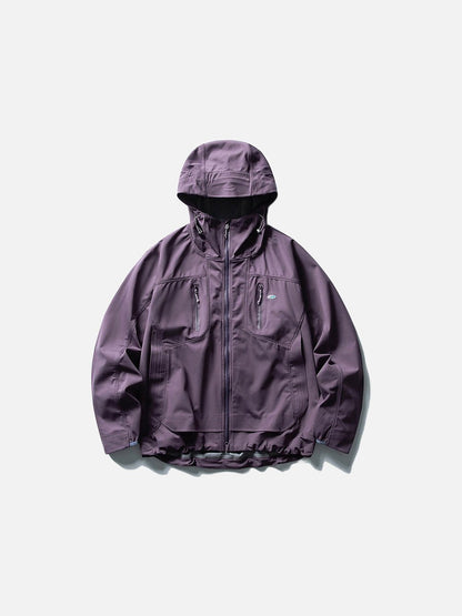 DAXUEN Oversized hooded technical jacket