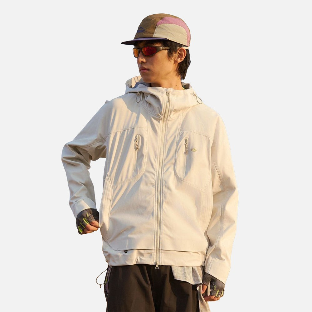 DAXUEN Oversized hooded technical jacket