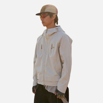 DAXUEN Oversized hooded technical jacket