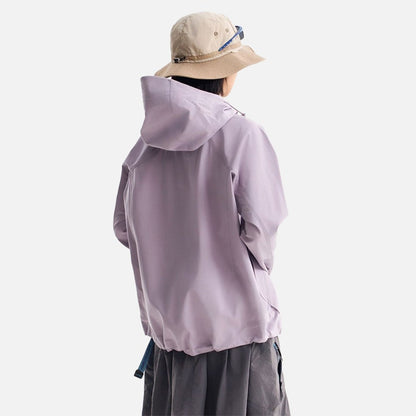 DAXUEN Oversized hooded technical jacket