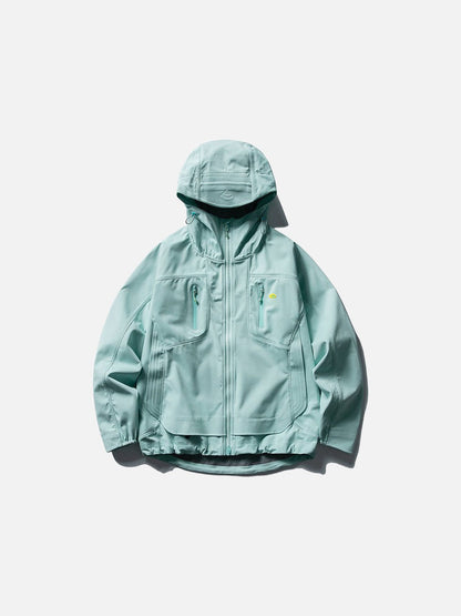 DAXUEN Oversized hooded technical jacket