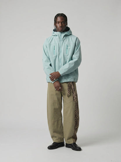 DAXUEN Oversized hooded technical jacket — model photo