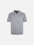 DAXUEN Short-sleeved knitted polo shirt