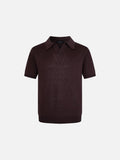 DAXUEN Short-sleeved knitted polo shirt